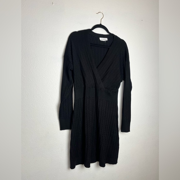 Lucky Brand Dresses & Skirts - Lucky Brand Black Sweater Dress